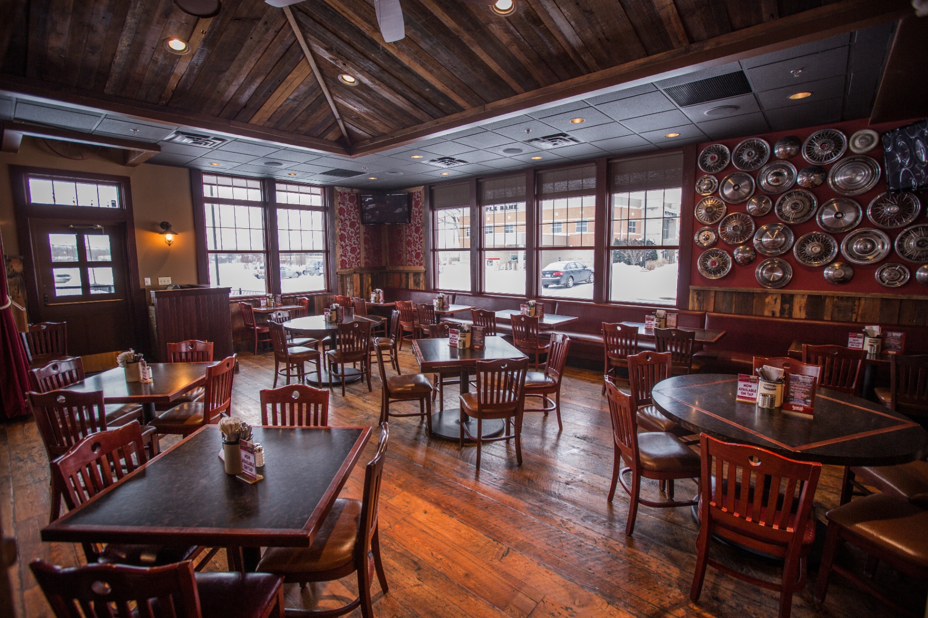 Champlin Interior - Hubcap Wall