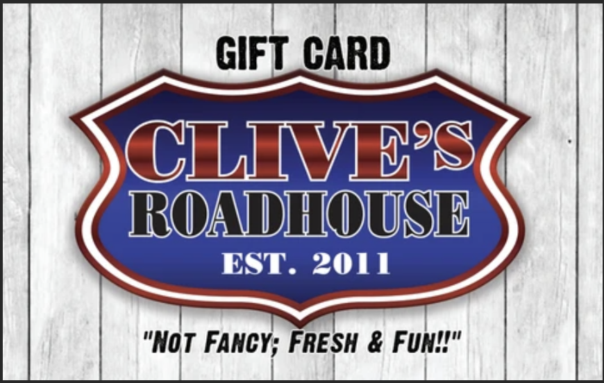 Clive's Roadhouse Gift Card