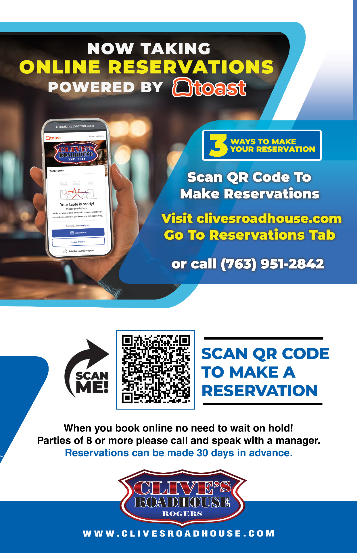 Online Reservations