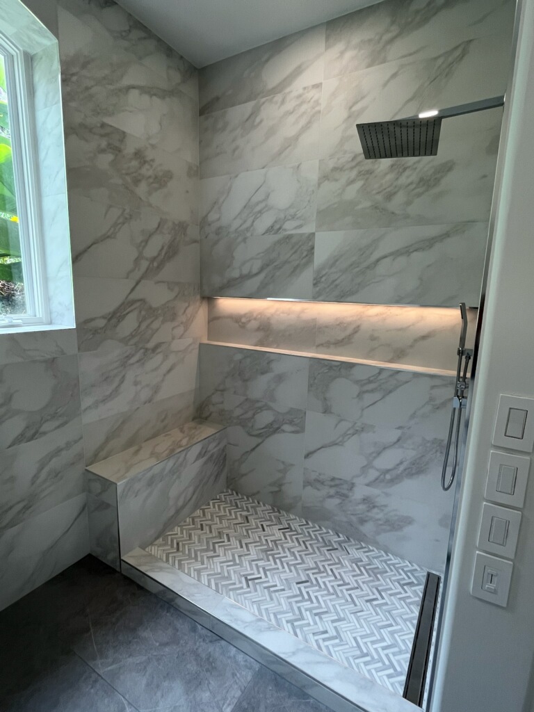 Kitchen remodel project by Solomon Moss Tiling in San Diego