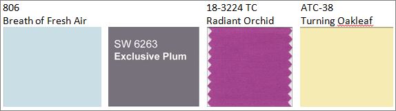Residential Painting: 2014 Paint Colors Chosen by Different Companies