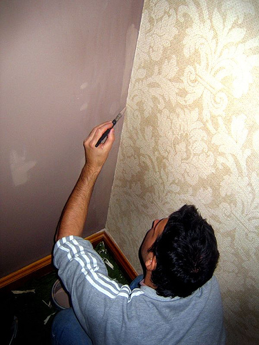 Home Painters Tip: Painting Over Wallpaper Successfully