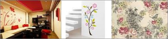 Residential Painting: Artistic Wall Designs in Basic Paint Colors